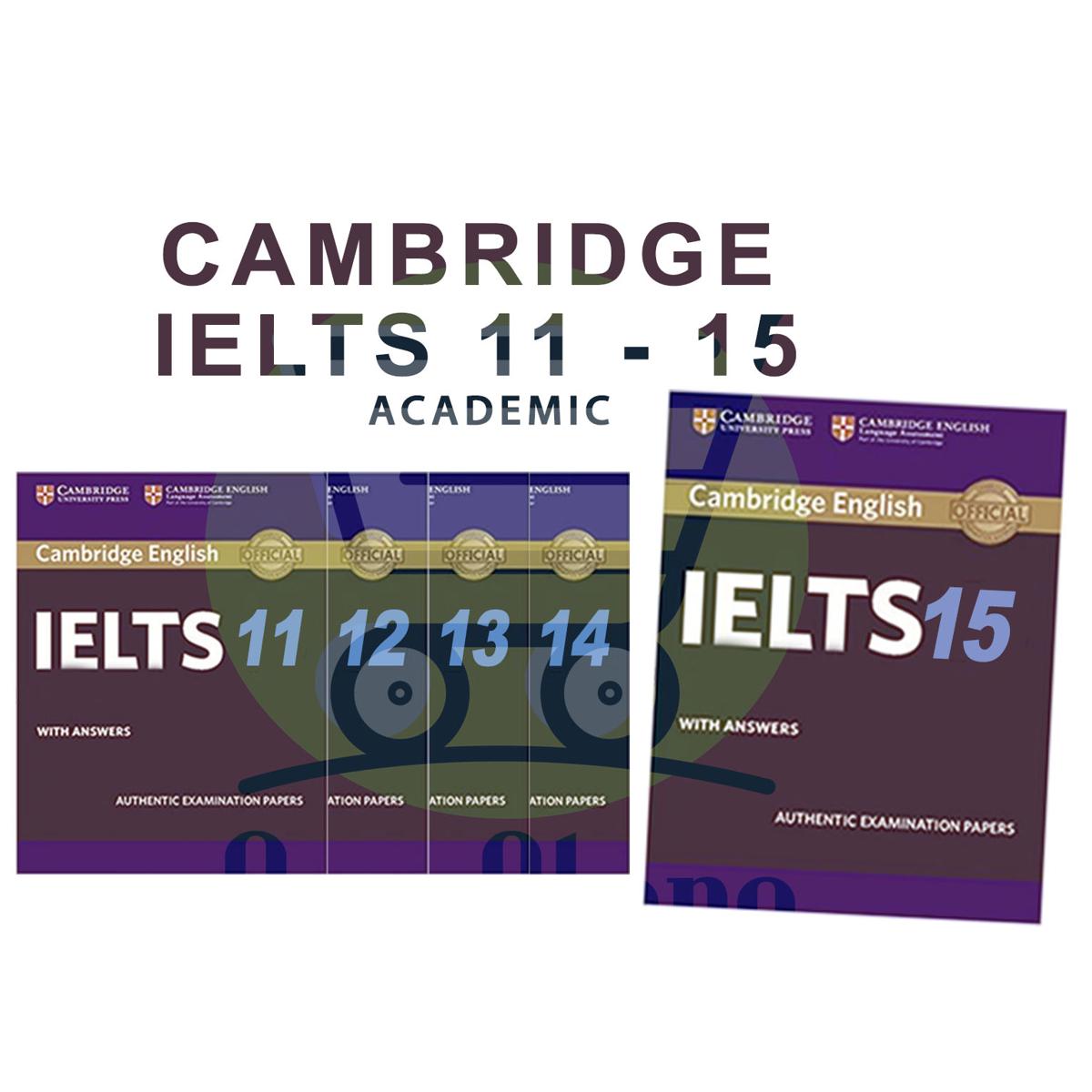 Picture of Cambridge IELTS With Answer 11-15 (Academic) With  DVD Paperback Bangladeshi White  Paper Print