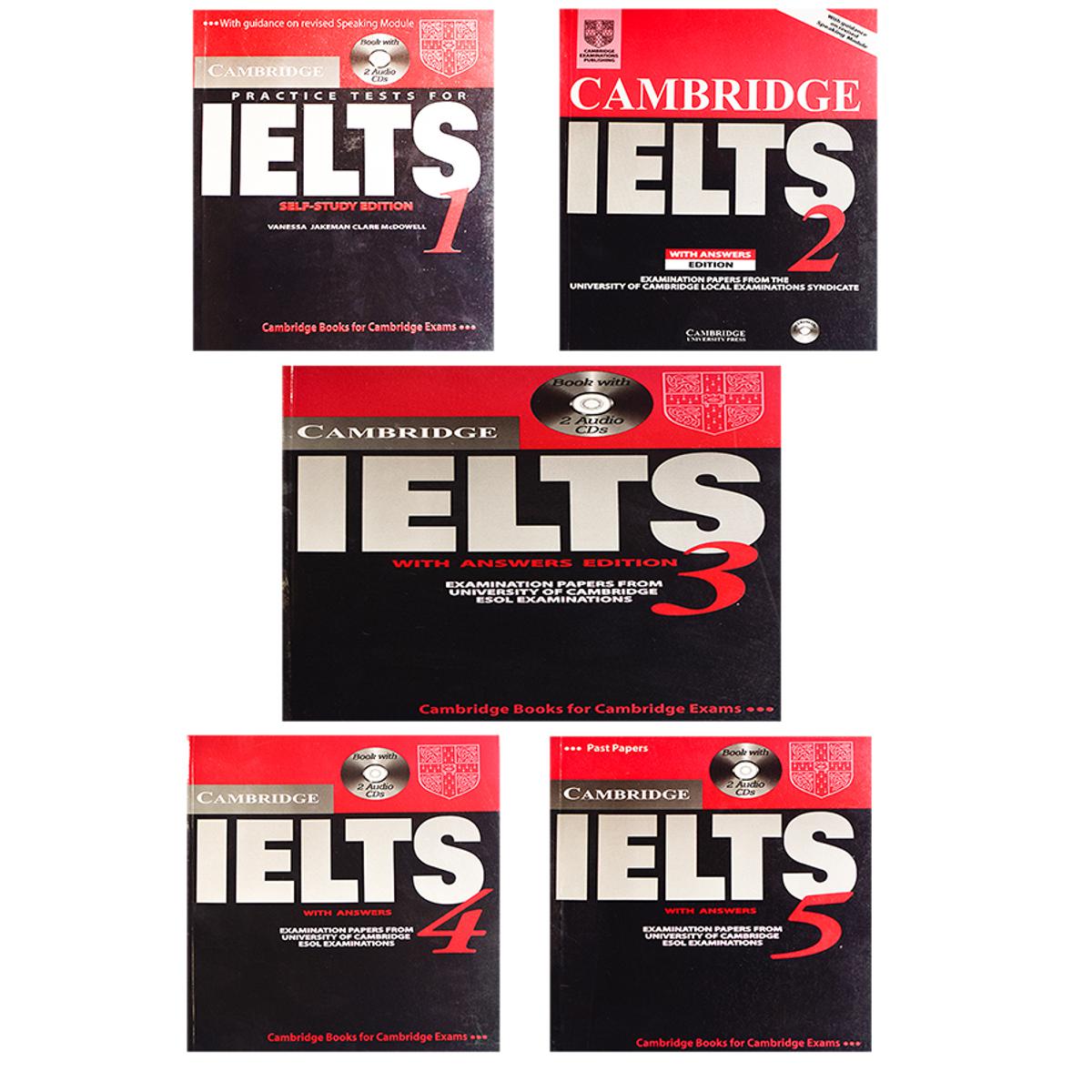Picture of Cambridge IELTS With Answer 1-5 (Academic) With  DVD Paperback Bangladeshi White  Paper Print
