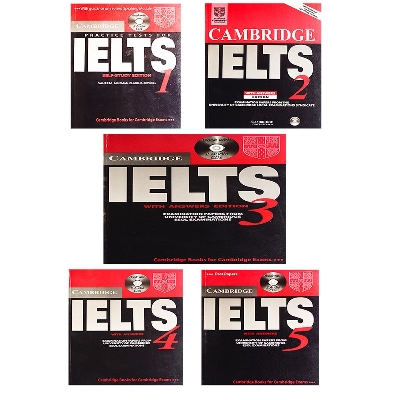 Picture of Cambridge IELTS With Answer 1-5 (Academic) With  DVD Paperback Bangladeshi White  Paper Print