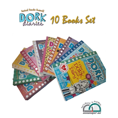 Picture of Dork Diaries x 10 book set Unknown Binding without Box (Bangladeshi Print)
