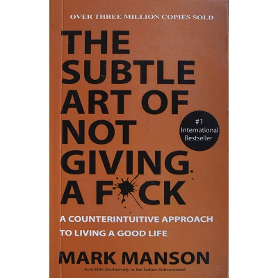 Picture of The Subtle Art of Not Giving a F-k : A Counterintuitive Approach to Living a Good Life (Mark Manson Collection Book 1) News print