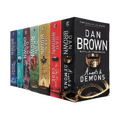 Picture of Robert Langdon Series Collection 7 Books Set By Dan Brown (Angels And Demons, The Da Vinci Code, The Lost Symbol, Inferno, Origin, Digital Fortress, Deception Point) Paperback