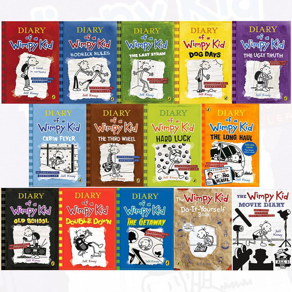 Picture of Diary of a Wimpy Kid Collection 14 books set Paperback- Bangladeshi Print Yellow Paper