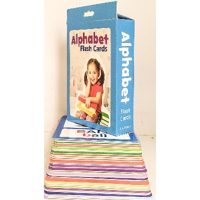 Picture of Alphabet Flash Cards For Children (Small&Capital Letters) 28 Pcs Box