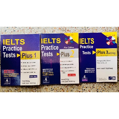 Picture of Practice Tests Plus 1-3 IELTS With Key 3 Books Set Paperback – Bangladeshi Print