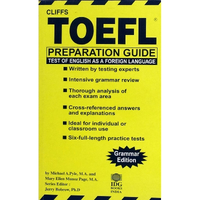 Picture of CLIFFS TOEFL PREPARATION GUIDE - book