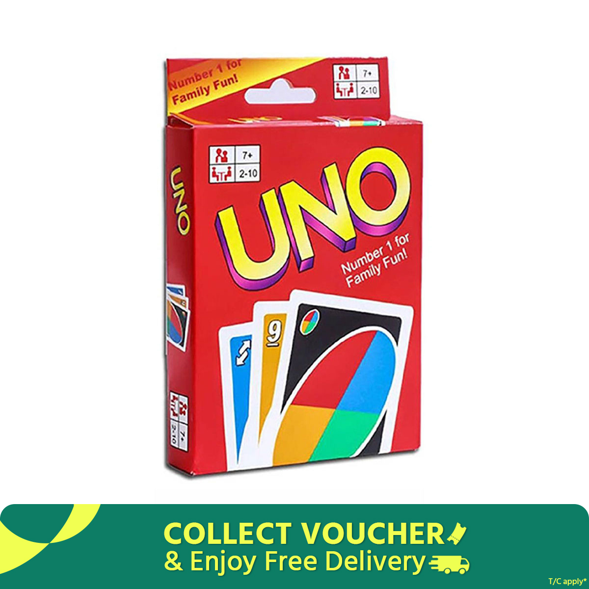 Picture of UNO: Classic Giant UNO, Multicolor- 108 pcs
