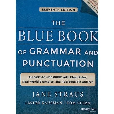Picture of The Blue Book of Grammar and Punctuation: An Easy-to-Use Guide with Clear Rules, Real-World Examples, and Reproducible Quizzes Paperback