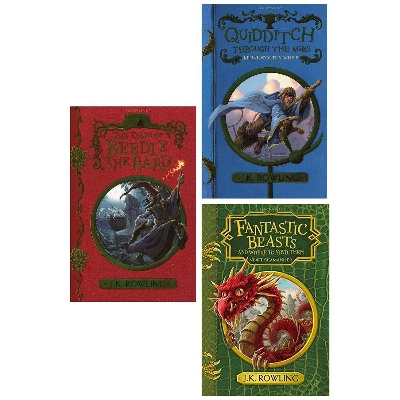 Picture of Quidditch, Fantastic Beast, Beedle the Bard (Set of 3 Books)