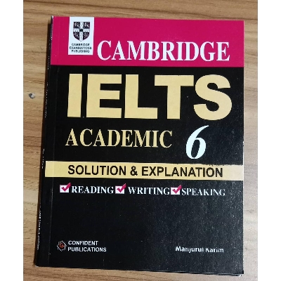 Picture of Cambridge IELTS Academic  6 Solution and Explanation
