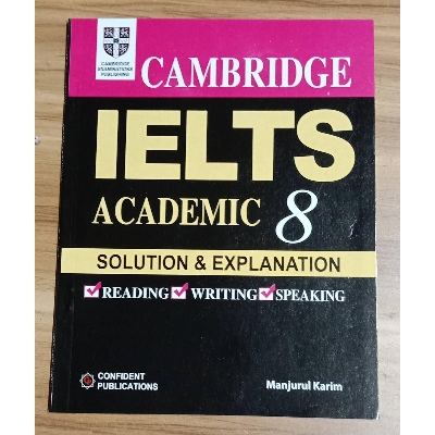 Picture of Cambridge IELTS Academic  8 Solution and Explanation