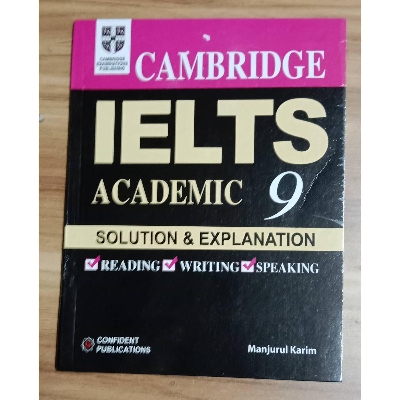 Picture of Cambridge IELTS Academic  9 Solution and Explanation