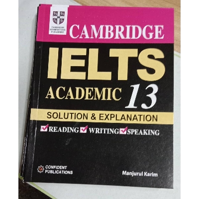 Picture of Cambridge IELTS Academic  13 Solution and Explanation