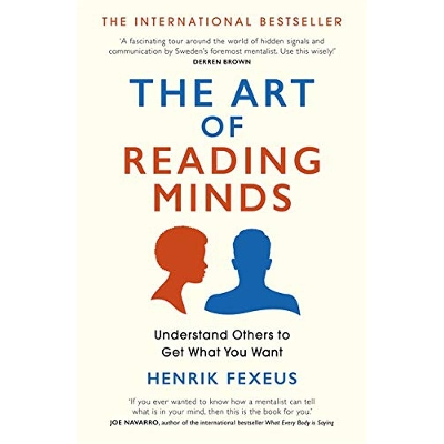 Picture of THE ART OF READING MINDS (paperback) yellow print