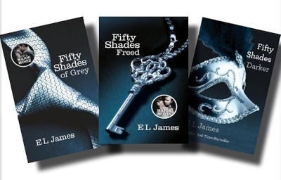 Picture of Fifty Shades Trilogy |Grey+ Darker+ Freed(paperback)white print