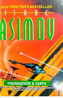 Picture of Foundation and Earth -(paperback) -white print