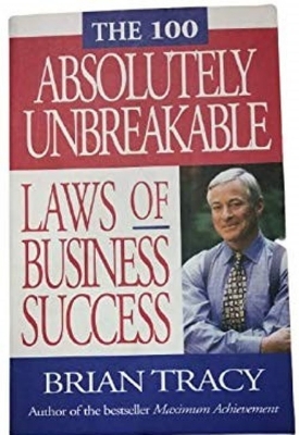 Picture of The 100 Absolutely Unbreakable Laws of Business Success (Paperback)- Yellow print