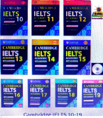Picture of Cambridge IELTS Academic 10-19 Book Set With DVD -(Paperback) -White print
