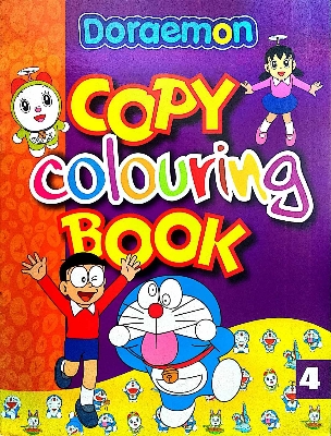 Picture of Doraemo copy colouring Book 4 - (paperback)