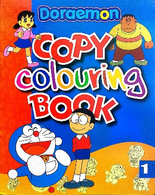 Picture of Doraemon copy colouring book 1 -( paperback)