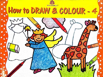 Picture of How To Draw and colour -4 (paperback)
