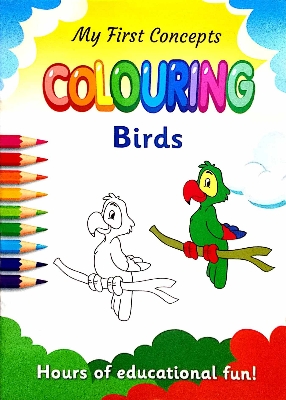 Picture of My first concepts colouring birds- (paperback)