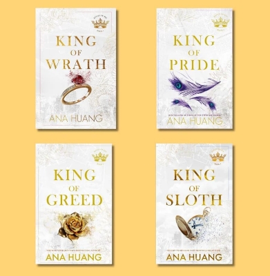 Picture of Kings of Sin Series 4 Books Collection Set By Ana Huang (King of Wrath, King of Pride, King of Greed, King of Sloth) Paperback