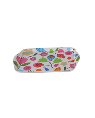 Buy Italiano Assorted Design Tray 11.5" Flowers Online at Best Price