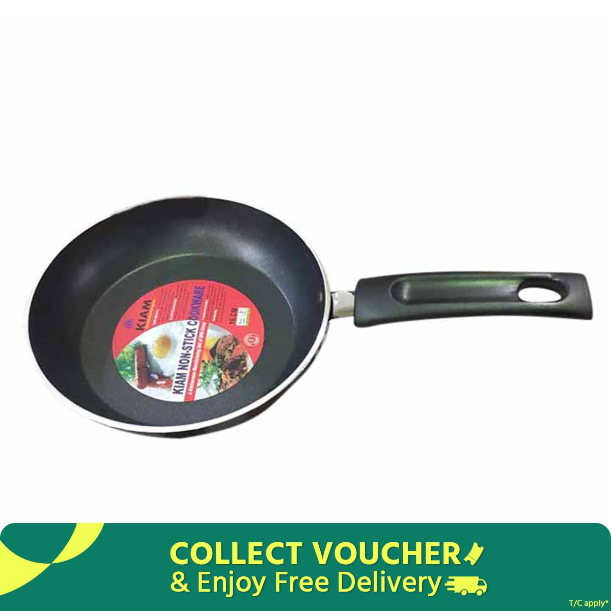 Picture of Kiam Non Stick Fry Pan without Glass Lid 16Cm-28Cm