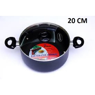 Picture of Kiam Non Stick Casserole (Sauce Pan) With Glass Lid (20cm-36cm)