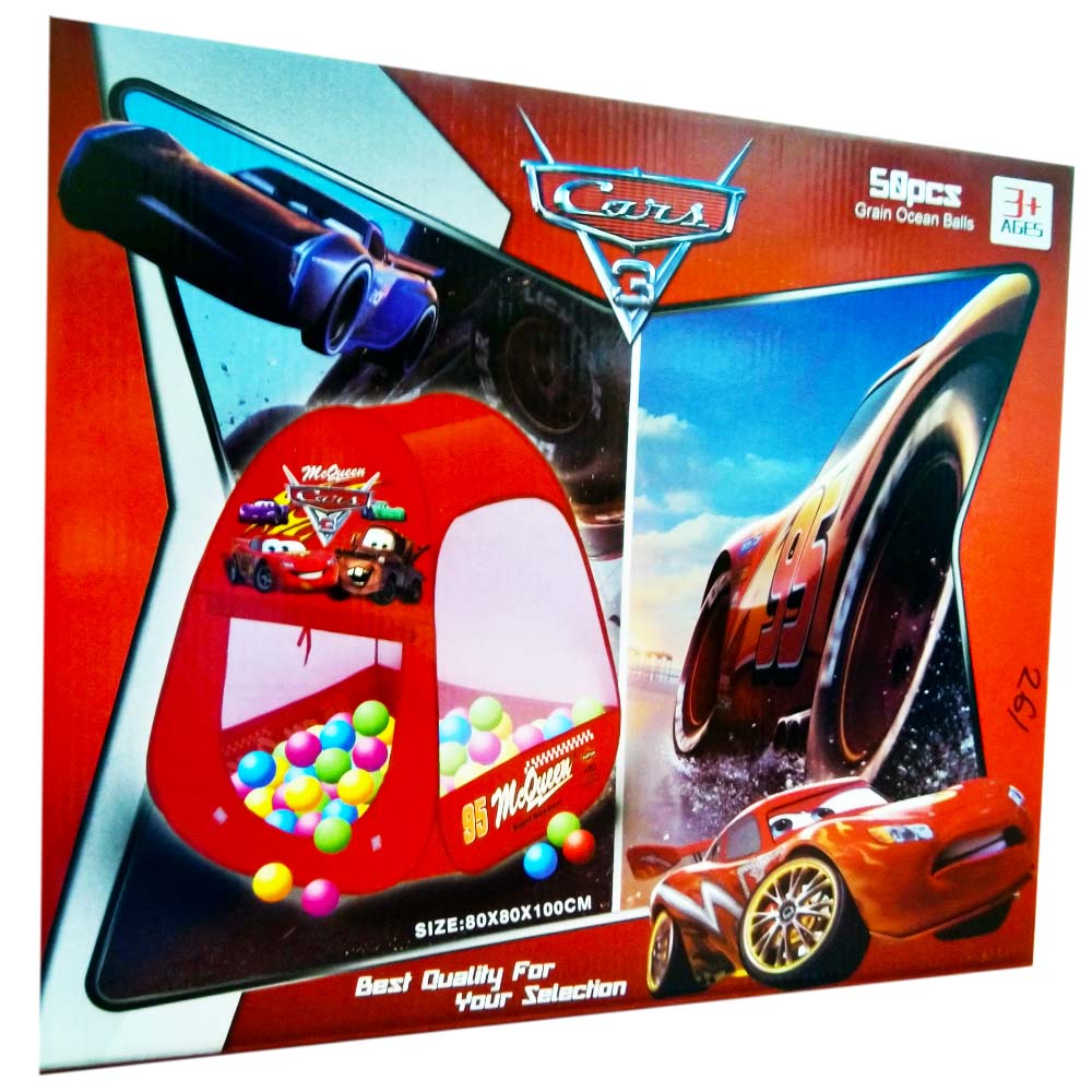 Picture of Cars Tent House 50 Balls (Multicolour)