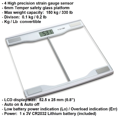 Picture of Camry Digital weight scale 9061 Super slim