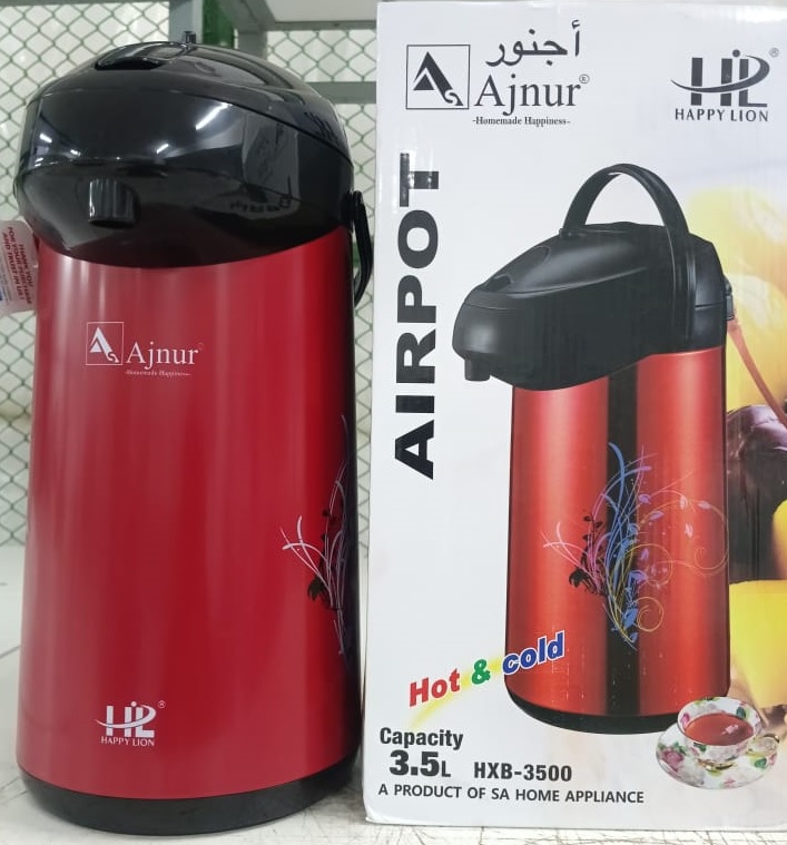 Picture of Happy Lion Metal Body Printed Vacuum Flask 3-3.5 litre (Mixed colors and mixed designs)