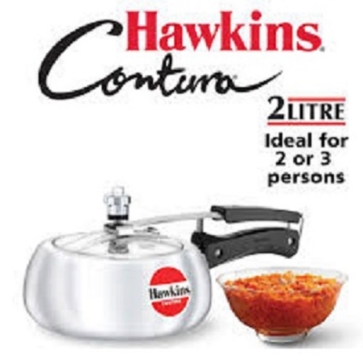 Picture of Hawkins Contura Silver Pressure Cooker 2 litre