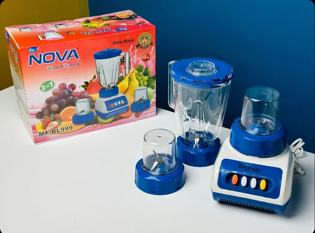 Picture of Nova/ Narita/ Noawake Blender plus mixer grinder 250/300/350 watt 3 in 1 Mixed color