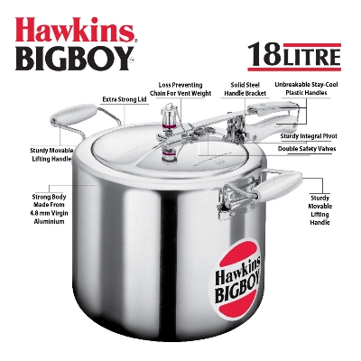Picture of Hawkins Pressure Cooker/ Hawkins Bigboy 18 Litre