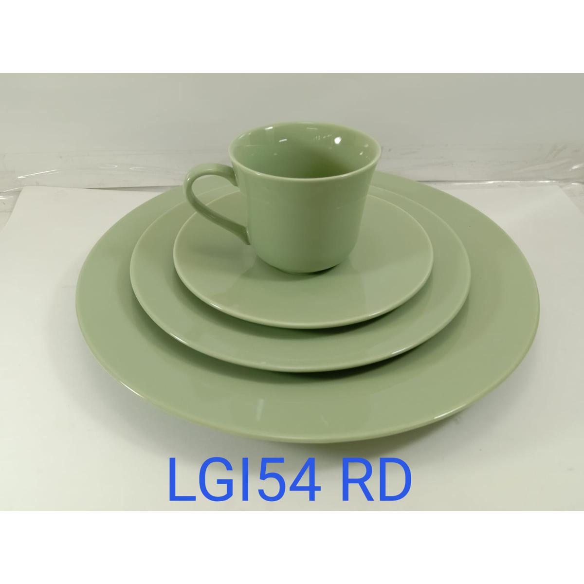 Picture of 36 pieces dinner set for gift and home decoration- 6 Dinner Plates, 6 Half Plates, 1 Rice Dish, 1 Curry serving bowl, 6 Soup Bowl, 6+6 coffee cup + saucer, 1 Tea Pot, 1 Milk Pot, 1 Sugar Pot, 1 Salt Shaker.(Microwave and Dishwasher Safe)