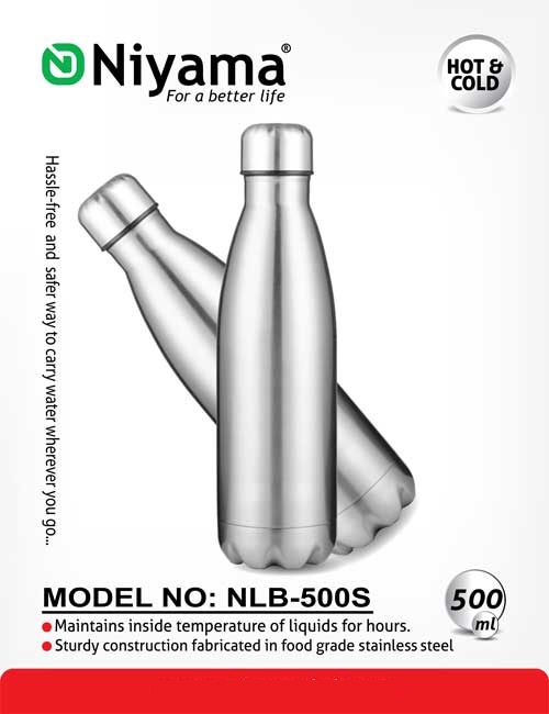 Picture of Niyama Double Layer Thermos Stainless Steel Flask NLB-500ML