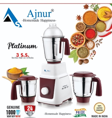 Picture of 1000 Watts Ajnur Platinum Blender Plus Mixer Grinder