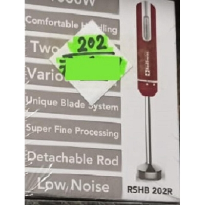 Picture of RedSwiss Electric Hand Blender/ Hand Mixer/ Egg Beater 1000 watt Model-202 High & Low Function