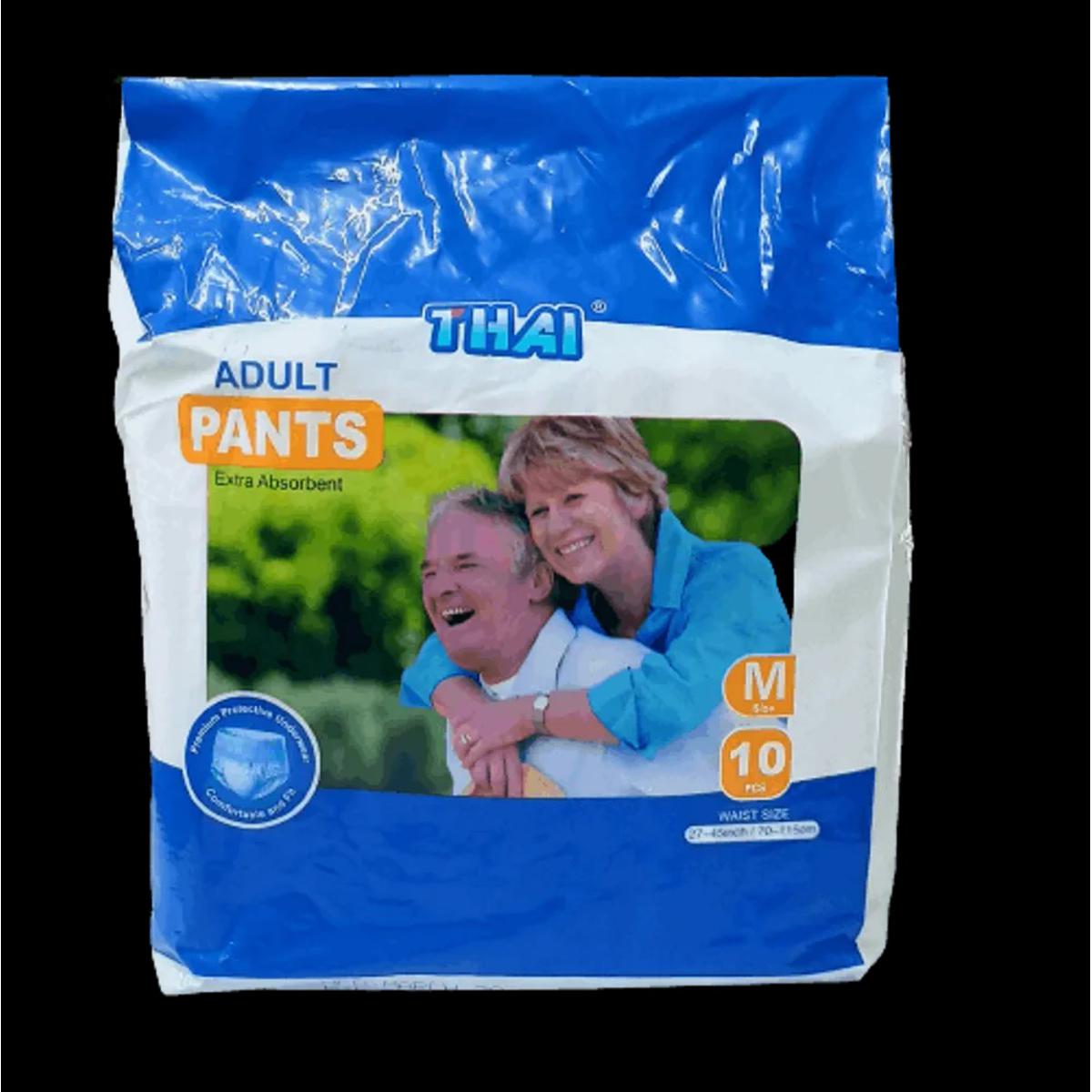 Picture of Thai Adult Pant Diaper Size-M 10PCS (70-115CM) (27-45 Inches)
