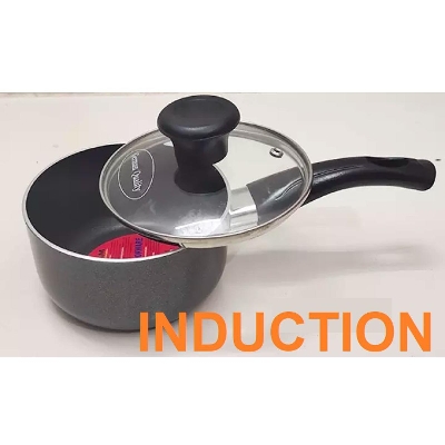 Picture of Kiam milkpan 18CM with glass lid (Induction)