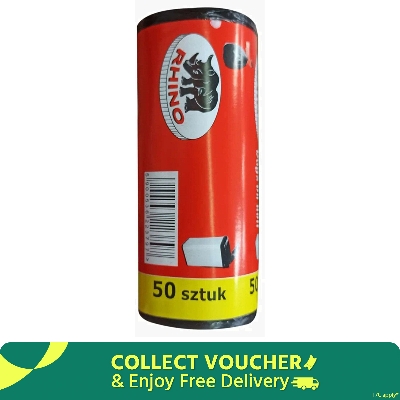 Picture of High Quality - Roll 50 pc 35 liter garbage bag - Easy to Use And Maintain - Refine and Excellent - Reliable and Durable