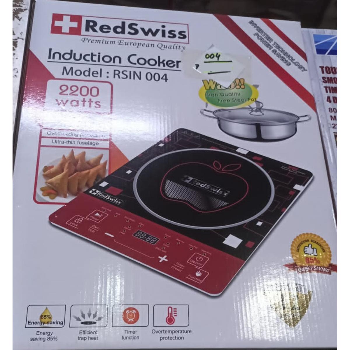 Picture of Redswiss induction cooker RSIN 004 2200 watt COOKING POT FREE (Inverter technology power saving)