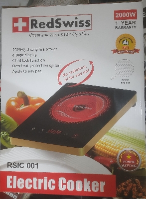 Picture of Redswiss electric cooker 2000 watt RSIC-001 for any pot (Inverter technology power saving)
