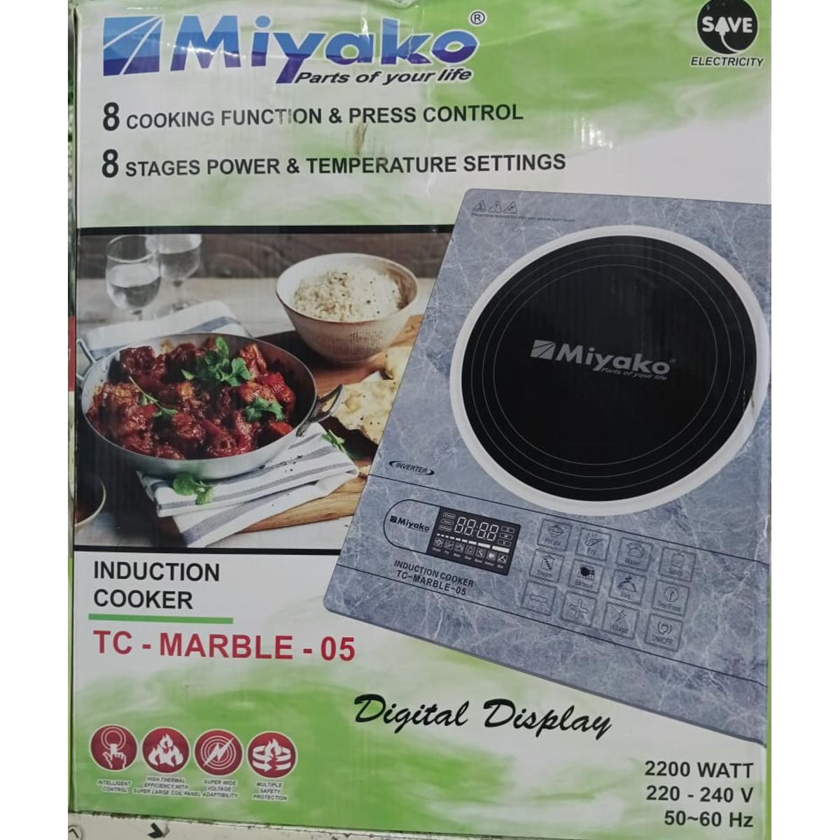 Picture of Miyako Induction Cooker TC-MARBLE05 / MARBLE04 (INVERTER) FREE COOKING POT