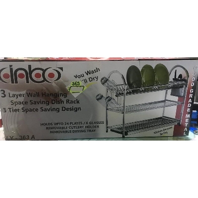 Picture of 3 layer Kinbo Kitchen dish rack 363