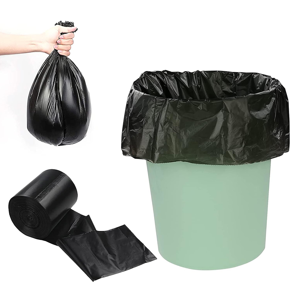 Picture of Garbage bags on roll 50pcs For lite use