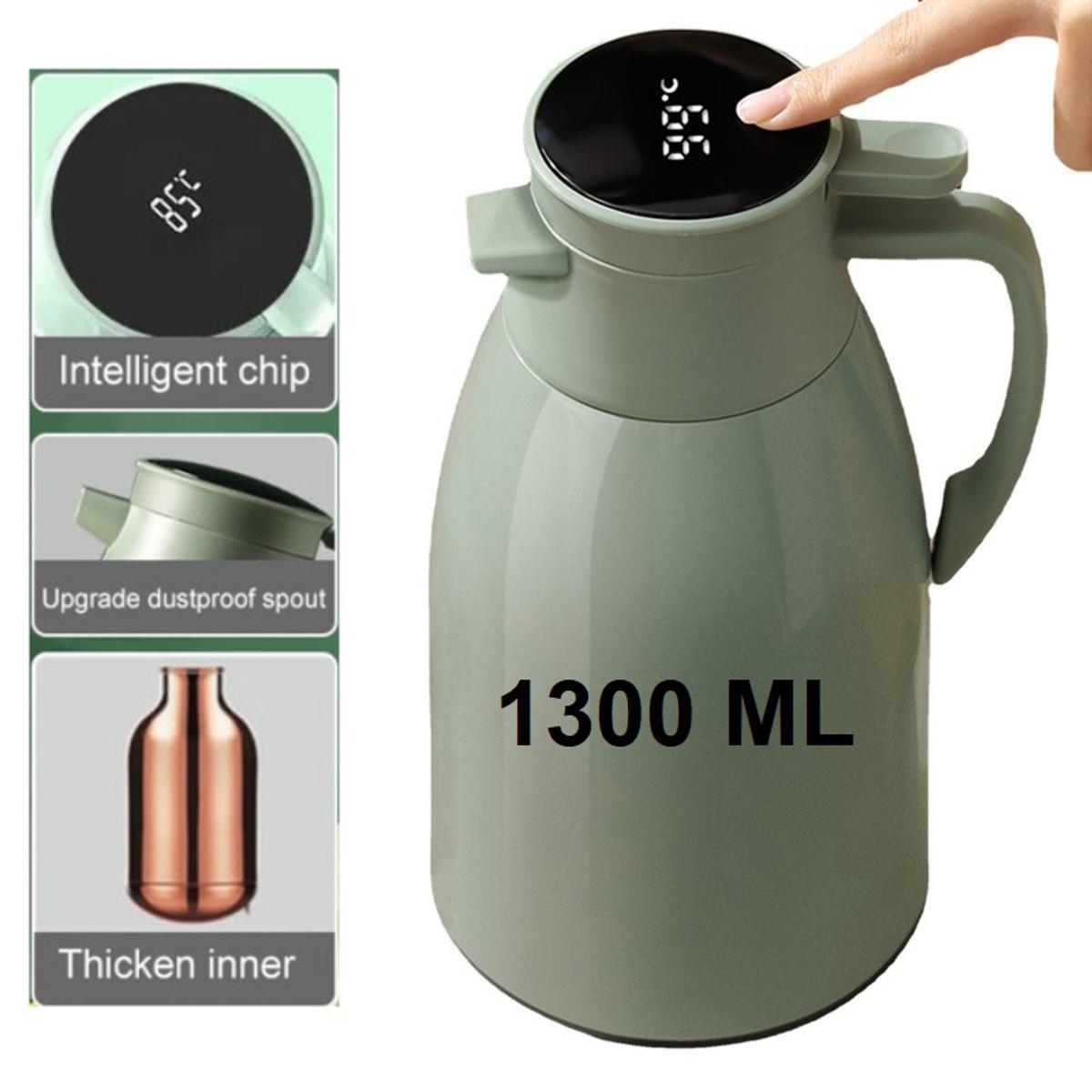 Picture of 1300ML High Quality Glass Liner Insulation Pot Vacuum Flask Kettle Thermal Hot Water Thermos Home Water Tea Coffee Insulation Jug