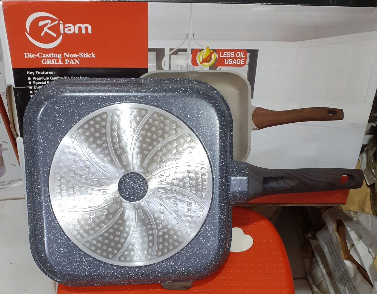 Picture of Kiam Die-casting 26cm Grillpan (Induction)